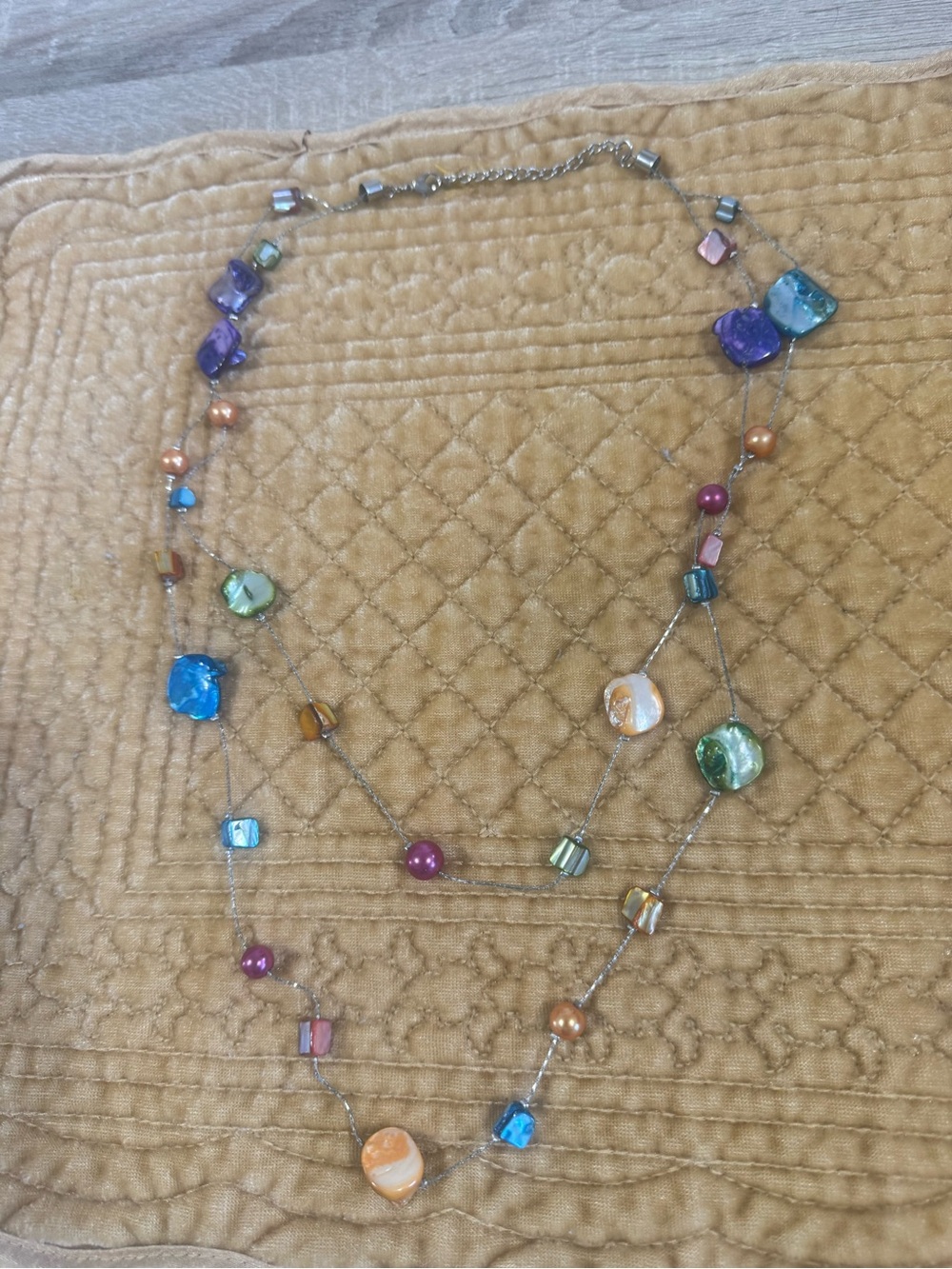 Multi-Color Beaded Layered Necklace - Women Jewelry